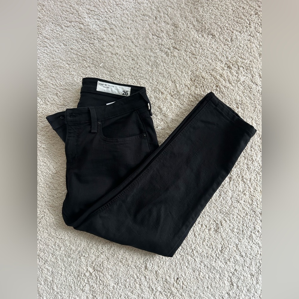 Rag & Bone Women's Black ankle Jeans